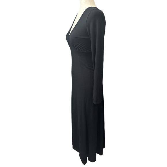 SALE! ZSupply Grace Black V Neck Maxi Dress S - Picture 4 of 9